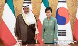 박근혜 대통령, 자베르 쿠웨이트 총리와 기념 촬영