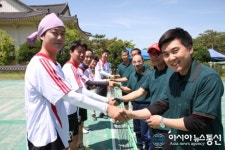 화합하여 선을 이룬 충북연회 평신도 체육대회