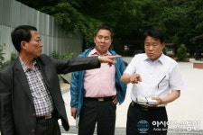 이희태 평택시의원, 흔치 휴게소 공사 현장 찾아 점검