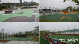 세종시 신도시 함뱅이뜰공원 운동시설 28일 개방