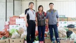 창원 내서농산물도매시장 중도매인, ‘사랑의 농산물’ 기탁