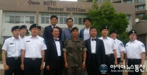 충남대 116 ROTC 29기 학군단방문 장학금 전달