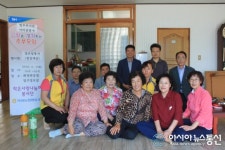 의령농협 봉사단, 경로당 점심나눔 봉사