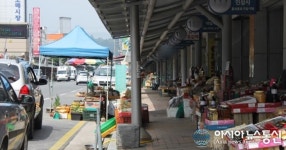 금산인삼시장주변 불법 영업행위, 큰 불편 초래