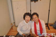 유화선, 공복자 회장 계양산 산행후 쉼