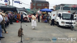 창녕 전통시장서 ‘덕곡면 밤마리 오광대탈춤’ 펼쳐