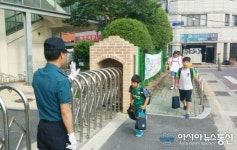 대덕서, 관내 초등학교서 등 하굣길 안전활동 펼쳐