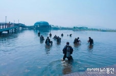 세종시청 스쿠버다이빙동호회, 호수공원 환경정화활동