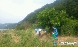 인제군 내린천보존회 환경정화 운동 전개