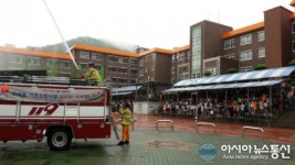 여수소방서 여서119, 부영초등학교 합동소방훈련