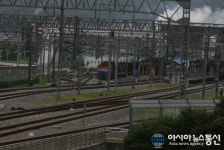 [미2사단 기병대 장비 평택 이동] 동두천역에서 대기중인 열차