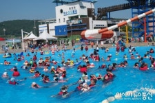 여름이 즐거운 곳, 온 가족 최고의 휴양지! 보성 율포솔밭해수욕장