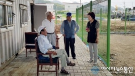안산시의회 이상숙 의원, 지역 체육시설 공사 현장서 주민의견 청취