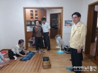 이용암 창원시 복지여성국장, 무더위 쉼터와 홀몸노인 가정 점검