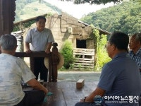 손자용 옥천부군수, 폭염 속 노인 건강 챙기기 나서