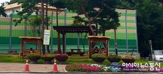 울진 부구初 앞 그네쉼터 소중한 추억 만들어요