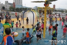 진천군 백사천 물놀이장 ‘대박’…한달간 4만여명 이용