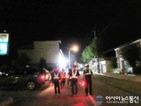 거창署 웅양파출소, 수확 맞은 사과 등 농산물 우리가 지킨다!