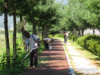 의령군, 추석맞이 자전거도로 환경정비