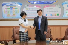 무안고 김두을 학생 전남 공무원 임용 시험 합격