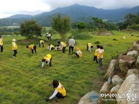 마산합포구 적십자봉사회, 거창군 위천면 찾아 ‘농촌일손돕기’