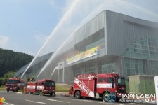 금산소방서, 긴급구조통제단 종합훈련 실시