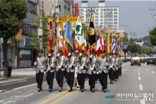 상주, 화령지구 전승기념 행사...통합기수단