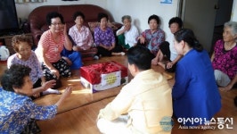 진해구 태평동, 추석명절 경로당 위문