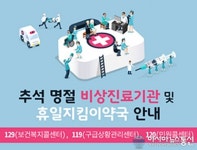 세종시, 추석명절 비상진료기관 및 휴일지킴이약국 안내