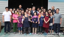 김동일 보령시장, 기업체 현장방문 근로자 격려
