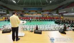 상주소방서 제8회 의용소방대 소방기술경연대회...축사는 이정백 시장
