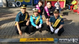 안산단원경찰서, 등굣길 교통 안전캠페인 실시