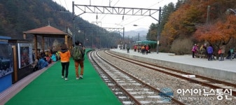 저무는 가을을 담다...봉화 분천 양원 승부역이 들려주는 가을