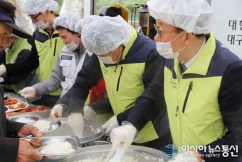 대구상의 산업진흥위원회, 사랑나눔 급식봉사 실시