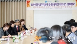 코리아경기도주식회사 중국 온라인 시장 진출 발판 마련