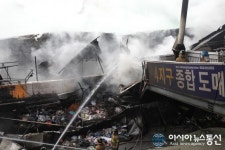 (종합)대구 서문시장 큰불…4지구 점포 679곳 잿더미