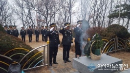 송탄소방서, 새해 맞이 충혼탑 참배