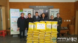 보은 한주농장 김응주 대표, 보은읍에 ‘사랑의 쌀’ 기탁