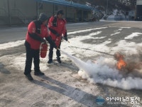 영월소방서, 동강휴게소 겨울철 화재예방 홍보부스 운영