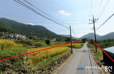 마산회원구, 내서읍 감천초교∼감천마을 간 도시계획도로 확ㆍ포장공사 보상