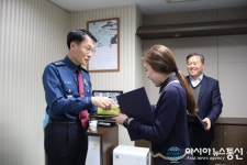 인천부평경찰서, 보이스피싱 검거 유공자 감사장 및 신고보상금 전달