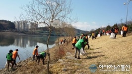 진주시 평거동주민센터 봄 맞이 대청소