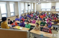 부여군,홍산도서관서 초등학교인증 문해교육 입학식 개최