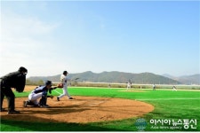 고령군 야구장, 인조잔디 구장으로 탈바꿈!