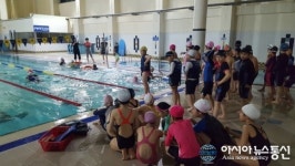 아산지역 초등 3학년생, 생존수영 배운다