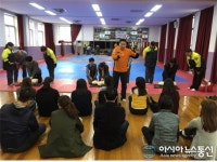 인천중부소방서, 동명초등학교 공공기관 합동 소방훈련