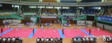 경남대, 대학 체육관서 ‘제2회 총장배 전국 태권도 품새대회’