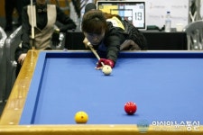 [도체전 당구] 우승샷 하는 이신영 평택시 선수