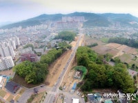 용인시, 3군사령부 앞 도로 확장공사 조기 완공