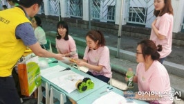 의창구, ‘부처님오신날’ 원흥사 앞에서 도로명주소 홍보